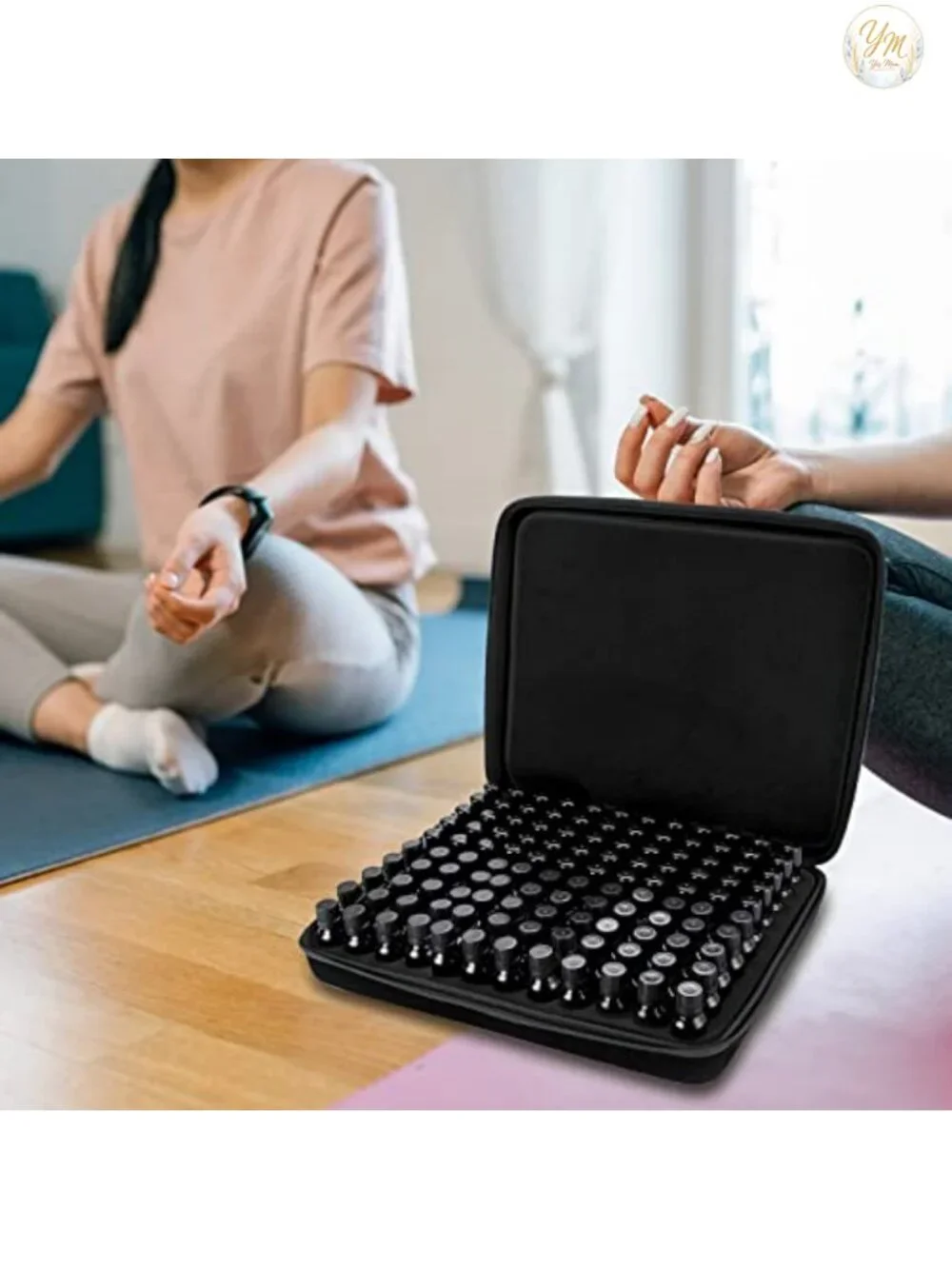 EVA Essential Oil Storage Carrying Case with Foam Insert, Holds 120 Bottles